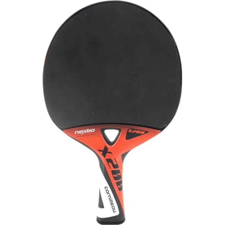 Cornilleau Nexeo Graphite X200, Outdoor Tischtennisschläger mit Profispieleigenschaften