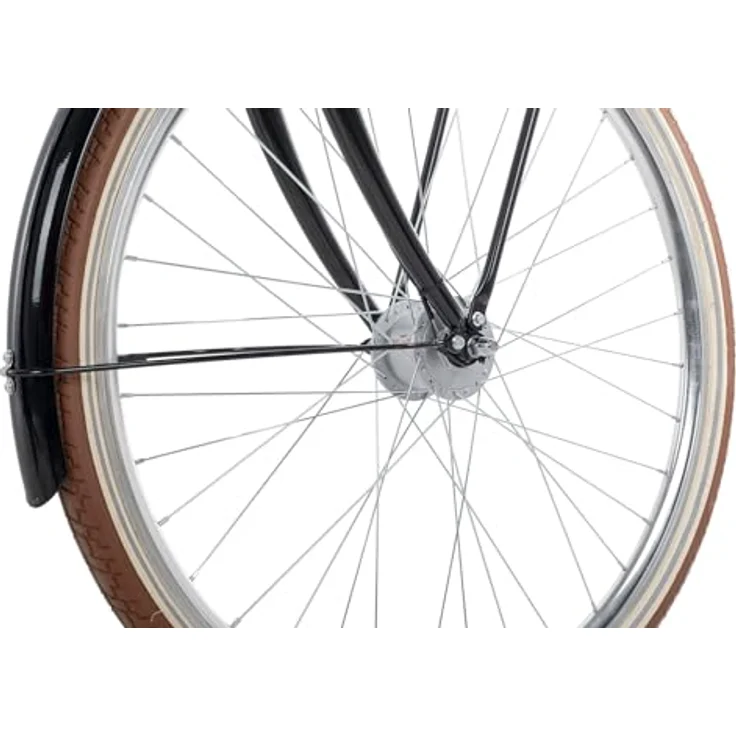 Maxim La Vita Nexus Damenfahrrad 28 Zoll 7 Gang Citybike aus Aluminium, schwarz, 55 cm Rahmen, 28 Zoll Laufrad – Bild 3
