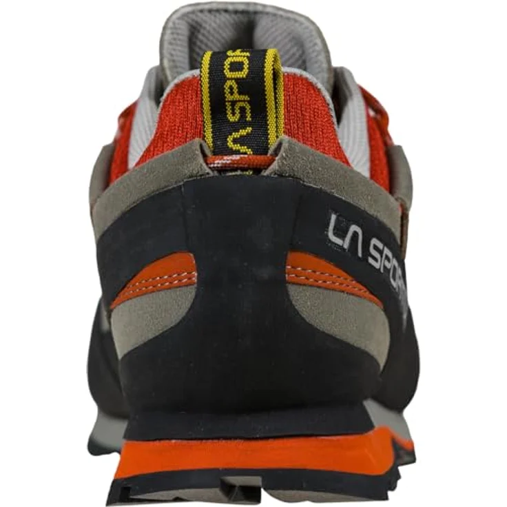 La Sportiva Boulder X, Zustiegsschuhe mit griffiger Vibram-Sohle und schlagdämpfender EVA-Zwischensohle, clay/saffron, EU 40 – Bild 4