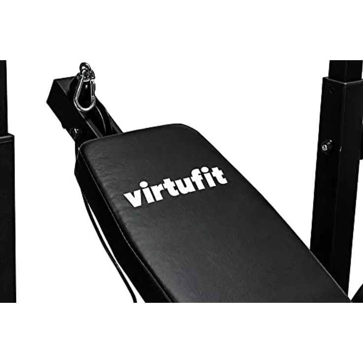 VirtuFit Multifunktions-Hantelbank Deluxe, 220 kg max. Belastung, 7 einstellbare Positionen, Kunstleder und Stahl, vielfältige Trainingsmöglichkeiten – Bild 2