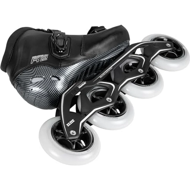 Powerslide R2 100, Inline-Speedskate mit 4x100mm Rädern, Magnesiumrahmen und WICKED ABEC 7 Lagern, Größe 45 – Bild 3
