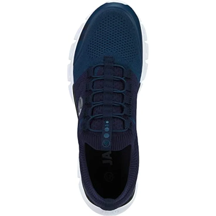 Jako Premium Knit Sneaker, Laufschuhe mit antimikrobieller Ortholite-Einlegesohle und ShockAbsorb EVA-Zwischensohle, Marine – Bild 3