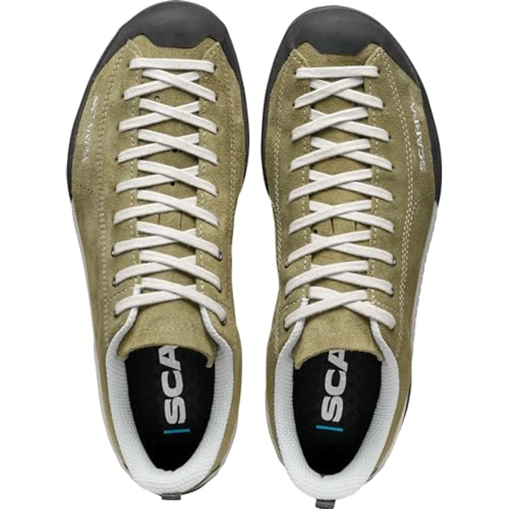 Scarpa Mojito, Unisex Wanderschuhe mit robustem Leder-Obermaterial und rutschfester Sohle, Größe 37.5, Türkis – Bild 6