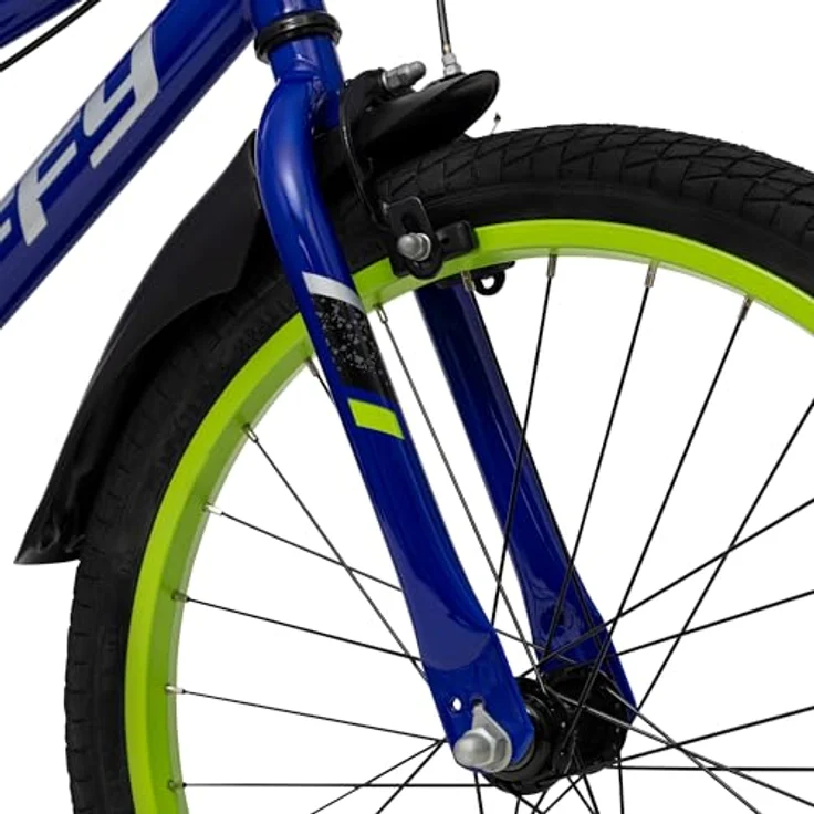 Huffy Pro Thunder 20" Kinderfahrrad, blau, für 5-9 Jahre mit Stahlbremsen und BMX-Style – Bild 4