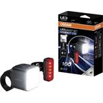 OSRAM Fahrradbeleuchtung Set LED, kraftvolle Ausleuchtung bis zu 95 Meter, integrierter Helligkeitssensor