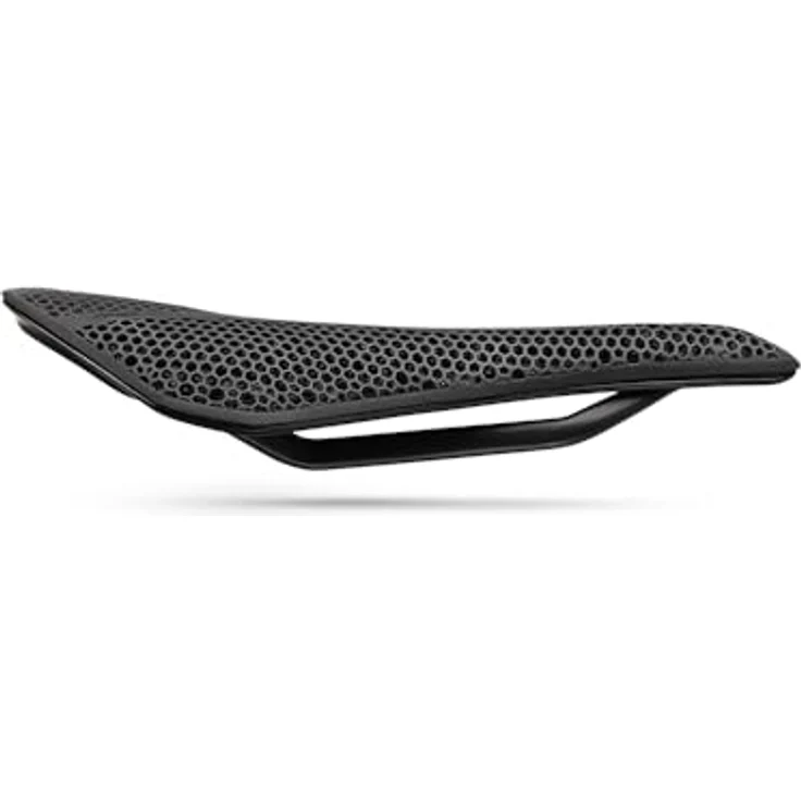 Fizik Vento Argo 00 Adaptive, 150mm 3D-Gedruckter Kurznasen-Rennradsattel mit zonaler Dämpfung, schwarz – Bild 3