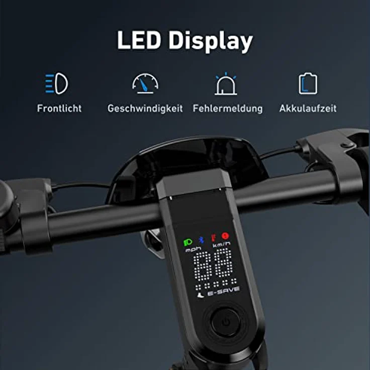NIU KQi3 Pro E-Scooter, mit Straßenzulassung, Schwarz, 20 km/h – Bild 6