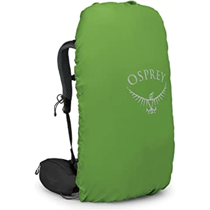Osprey Kestrel 38 Black L/XL, Wanderrucksack mit AirScape Rückenplatte und integrierter Regenhülle – Bild 3