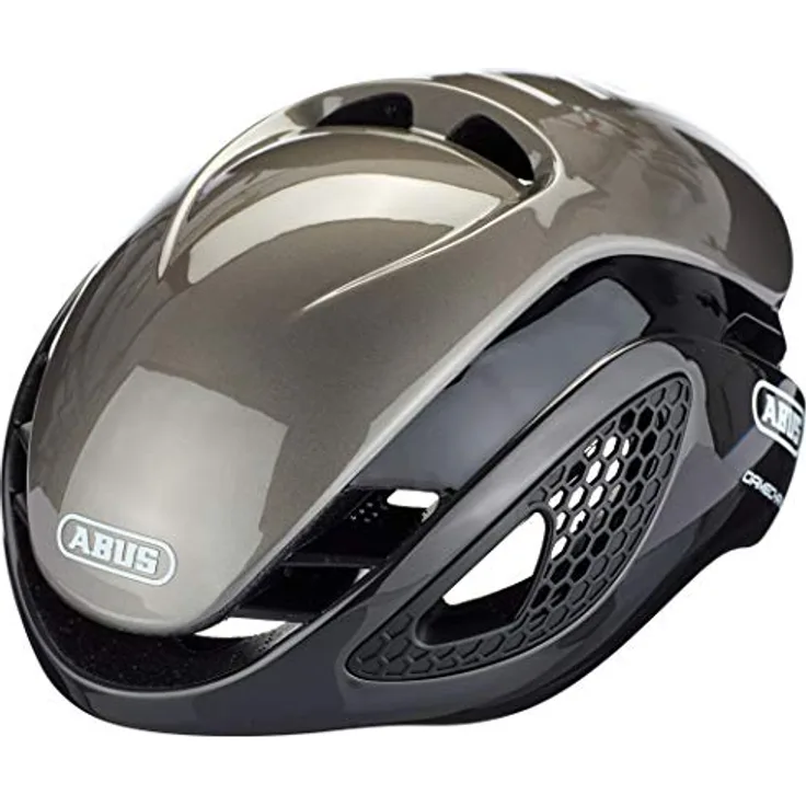 ABUS Rennradhelm GameChanger - Aerodynamischer Fahrradhelm mit optimalen Ventilationseigenschaften - Dunkelgrau, Größe S