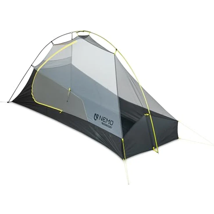 Nemo Equipment Hornet OSMO 1P, ultraleichtes Kuppelzelt für 1 Person, 1.02 kg, in Birch Bud/Goodnight Gray – Bild 5