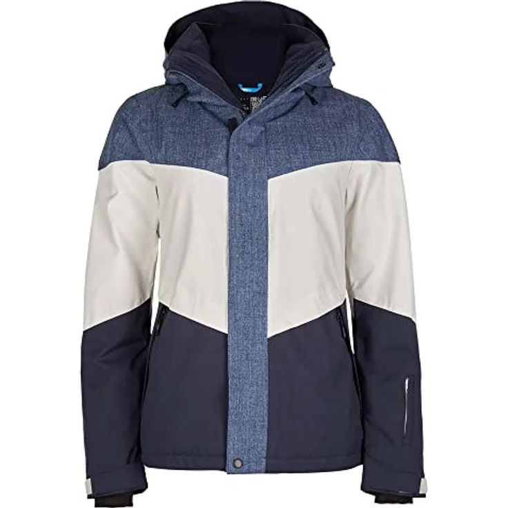 O'Neill Coral Damen Skijacke, wasserdicht, atmungsaktiv, Magma Wärmeisolierung, recyceltes Polyester, Blau, Größe L – Bild 3