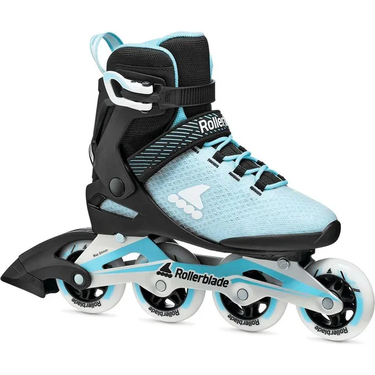 Rollerblade Macroblade 80 W FN02, Hochwertige Inline-Skates für Anfänger und Fortgeschrittene, technisches Mesh, 80-mm-Rollen, Aluminiumschiene, Schwarz/Blau