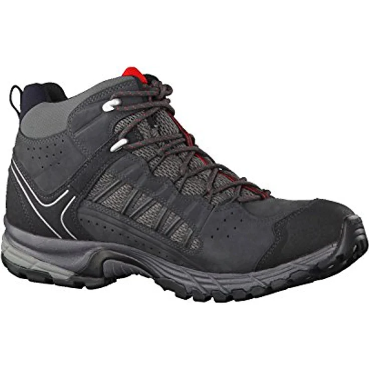 Meindl Journey Mid GTX, Wanderschuhe mit Comfort fit®-Leisten, anthrazit/rot, Größe 42.5 – Bild 10