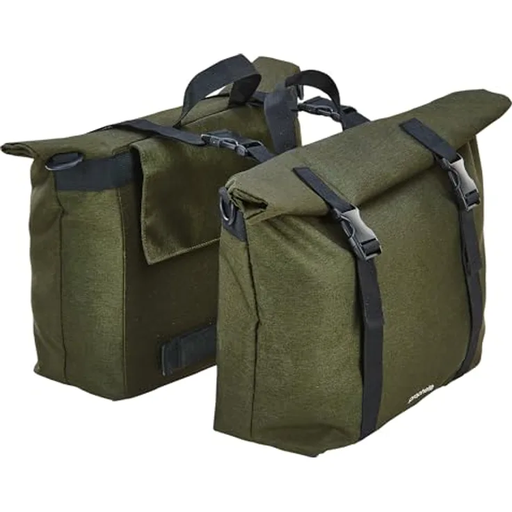 Prophete Doppelpacktasche, 2 x 10 Liter, Wasserabweisend, 29,5 x 12 x 26 cm, grün