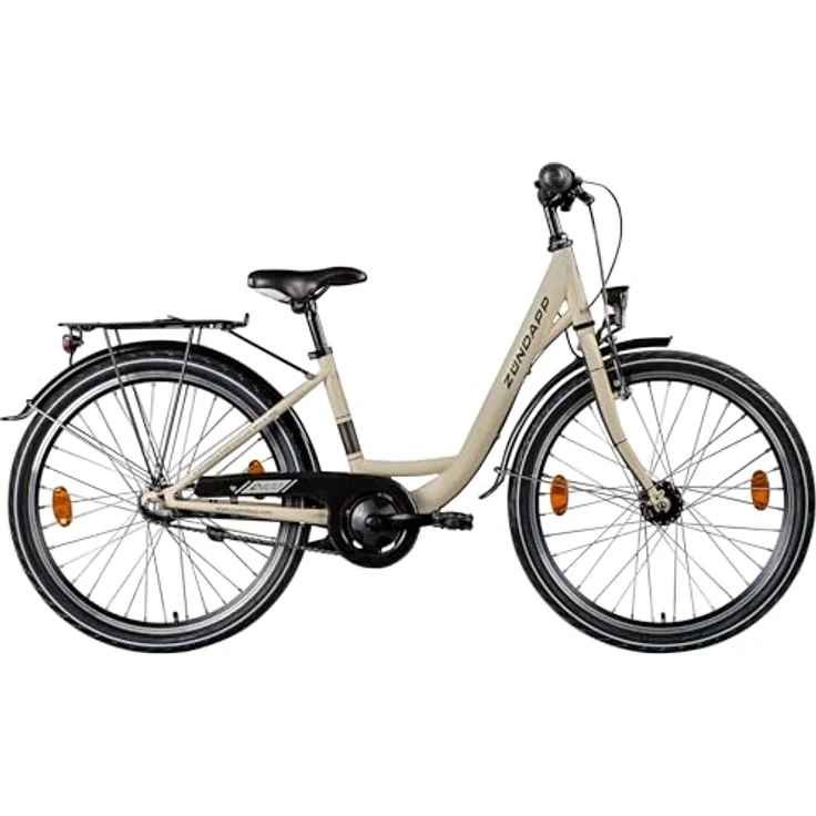 ZNDAPP C400 Mdchenfahrrad 24 Zoll Jugendfahrrad 3 Gnge (beige, 35 cm):  Tests, Infos & Preisvergleich