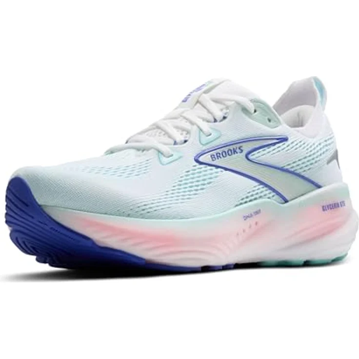 Brooks Glycerin GTS 22, Damen Laufschuh in Weiß mit Mesh-Obermaterial, Schuhgröße EUR 41 | US 9.5 – Bild 1