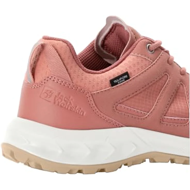 Jack Wolfskin WOODLAND 2 TEXAPORE LOW W, Wasserdichte Damen-Wanderschuhe mit dämpfender REFLEX FOAM-Mittelsohle und griffiger Gummisohle – Bild 6