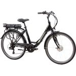 F.lli Schiano E-Moon 26 Zoll E-Bike Elektrofahrrad, Pedelec mit 250W Motor und 7-Gang-Getriebe, E-Citybike mit Frontmotor, Schwarz