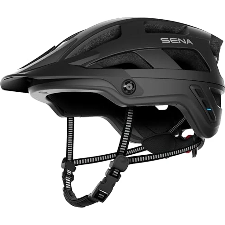 Sena M1 Smart Mtb-helm Schwarz M Schwarz M, Bluetooth Intercom, HD-Qualität, Freisprecherlebnis – Bild 1