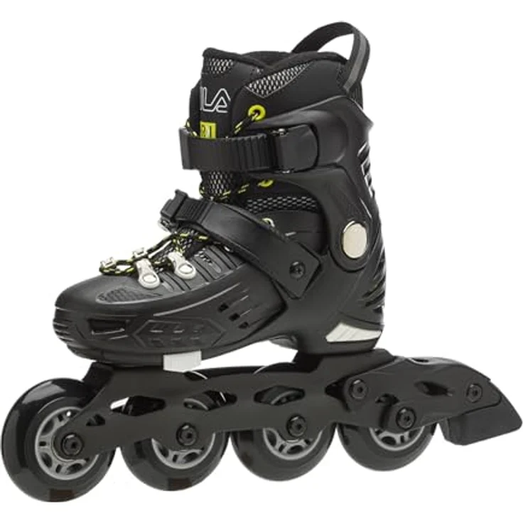 FILA Inline Skates, Modelle 28-39 mit 72 mm Rollen, ABEC 7 Kugellagern und extrudierter Aluminiumschiene – Bild 6