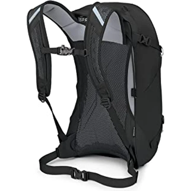 Osprey Hikelite 26 Black O/S, Wanderrucksack mit Mesh-Rückenplatte für hervorragende Luftzirkulation – Bild 4