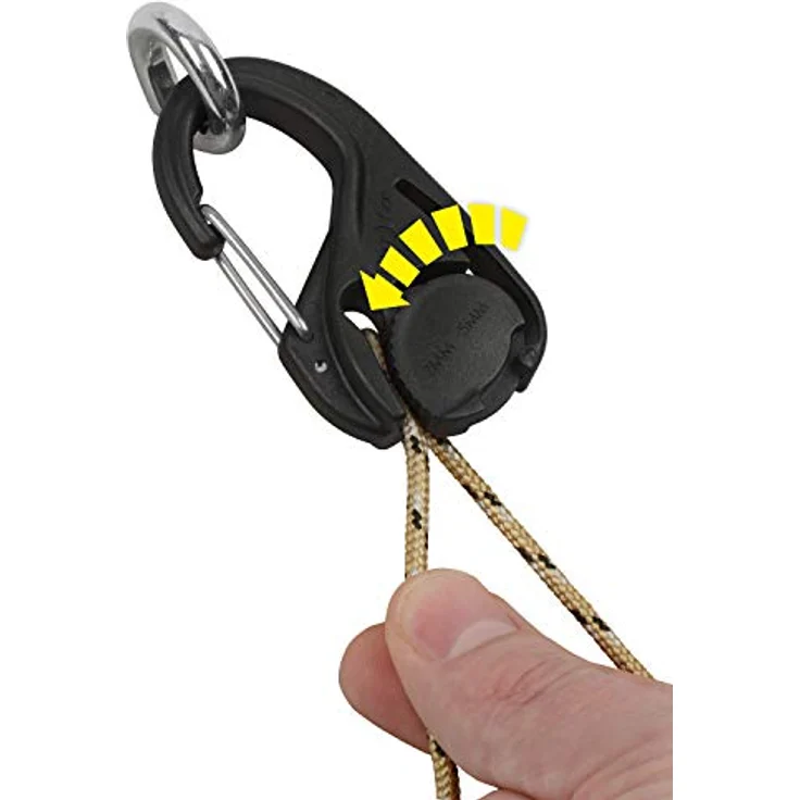 Nite Ize CamJam mittel, Aluminium-Karabiner mit ergonomischem Design für verschiedene Sportarten, wetterfest – Bild 4