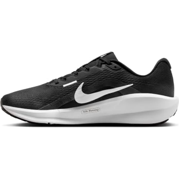 Nike DOWNSHIFTER 13, Laufschuhe für Herren, Schwarz, mit atmungsaktivem Sandwich-Mesh und robuster Gummilaufsohle – Bild 4