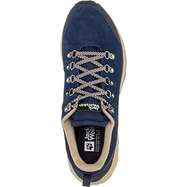Jack Wolfskin TERRAVENTURE URBAN MID W Outdoorschuh, mittelhoher Wanderschuh aus atmungsaktivem Veloursleder, wasserabweisend, mit ergonomischer VIBRAM-Außensohle, recycelten Materialien, schwarz – Bild 6