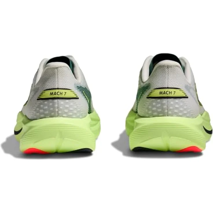HOKA MACH 7 Herren Laufschuhe, leicht und reaktionsfreudig, weiß Gelb, EU 43 1/3 – Bild 3