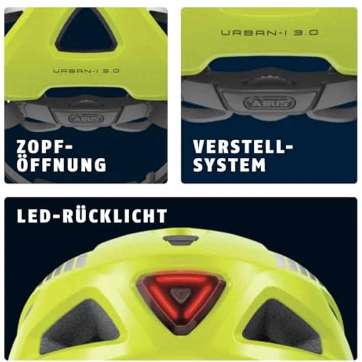 Abus Urban-I 3. 0 Signal yellow 51 - 55 cm – Bild 5