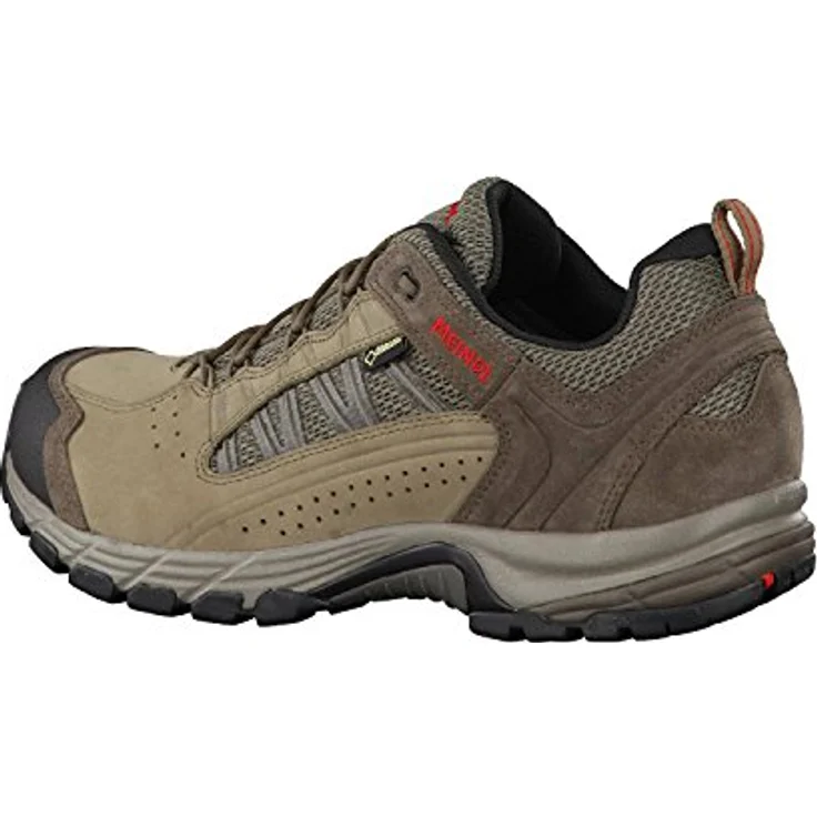 Meindl Herren Journey Pro GTX, Wanderschuhe mit GORE-TEX®, schilf/rot, Größe 44 – Bild 4
