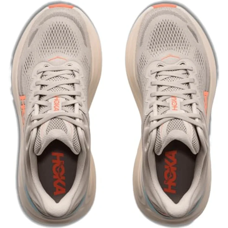 Hoka One One Bondi 9, Laufschuh mit hoher Dämpfung, River Rock Grey / Mineral Ore, Größe 42 – Bild 4