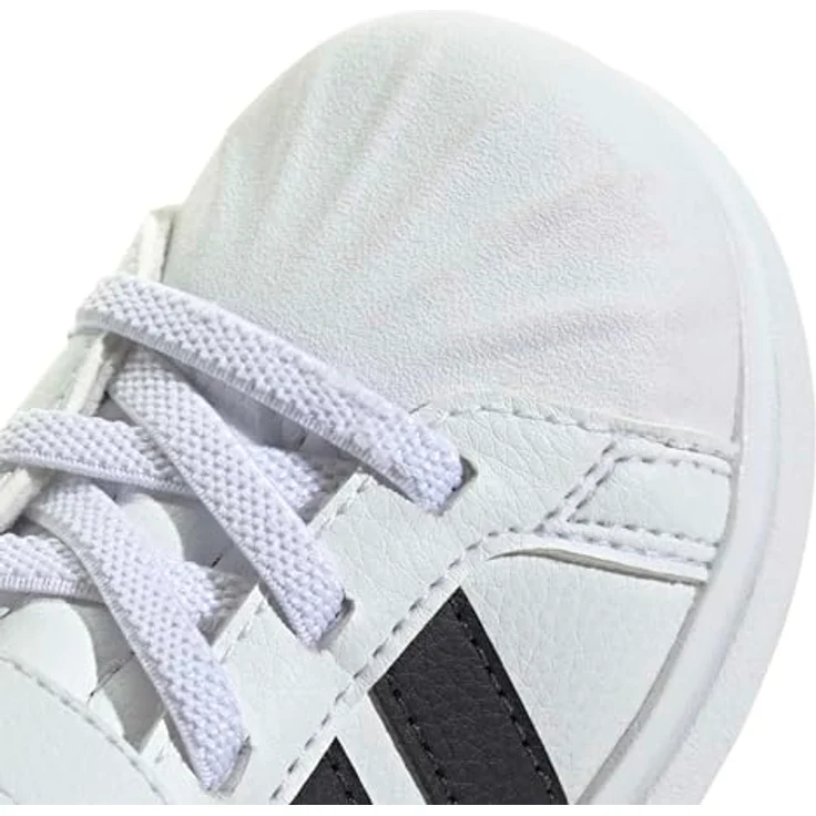 Adidas JQ6145_240, Babyschuhe mit Klettverschluss, Gummiaußensohle, Cloud White/Core Black – Bild 5