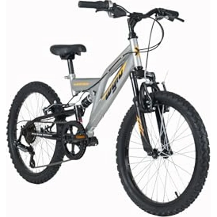 WYLD Kinder-Mountainbike Fully Zodiac 20'', 6 Gänge, RH 31 cm, grau, für Körpergröße 120-140 cm – Bild 2