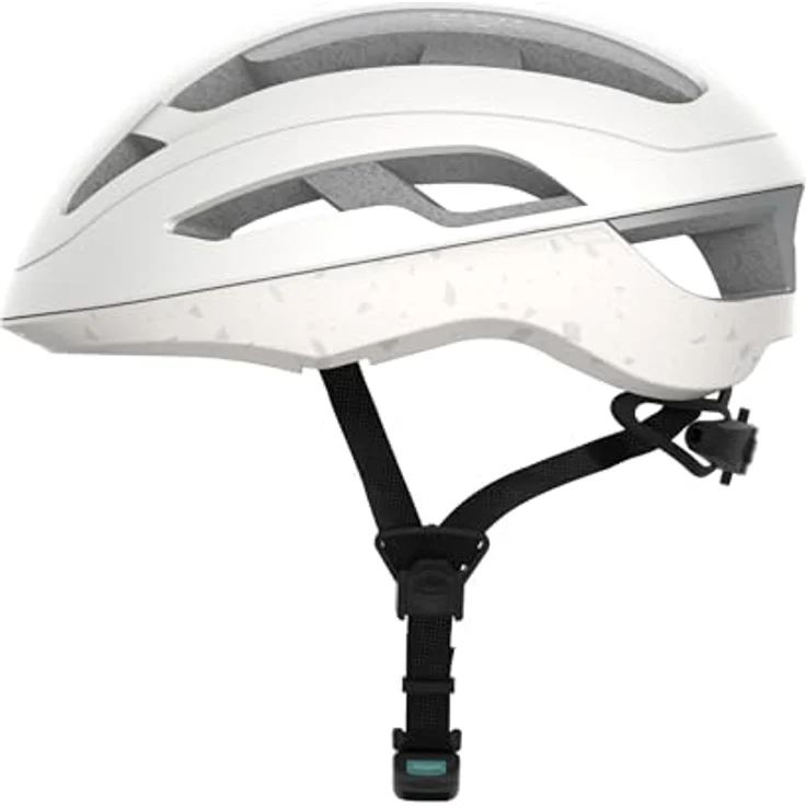 CRNK Angler Fahrradhelm, Ultraleichter Rennrad & E-Bike Helm für Damen & Herren, Aerodynamisch, Stoßabsorbierend, Belüftet, Magnetverschluss, Memory-Foam-Polster, Weiß, Größe L – Bild 1
