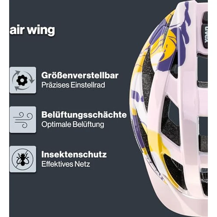 Uvex air Wing, Leichter Allround-Helm für Damen und Herren mit individueller Größenanpassung, 52-57 cm, für Powder-Liquids – Bild 2