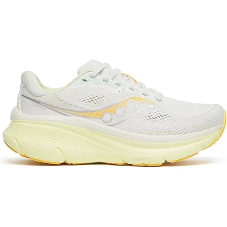 Saucony Guide 19, Stabilisierende Laufschuhe für Damen mit PWRRUN-Zwischensohle und atmungsaktivem Obermaterial, grau