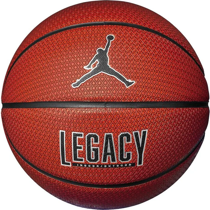 Nike Jordan Legacy 2.0 8P Basketball, griffige Oberfläche mit idealer Handführung, für Innen- und Außenbereich