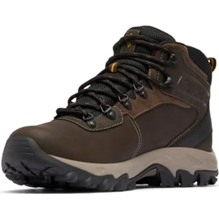 Columbia Newton Ridge™ Plus II Waterproof, Herren Wanderschuhe mit rutschfester Gummisohle, Braun (41.5) – Bild 4
