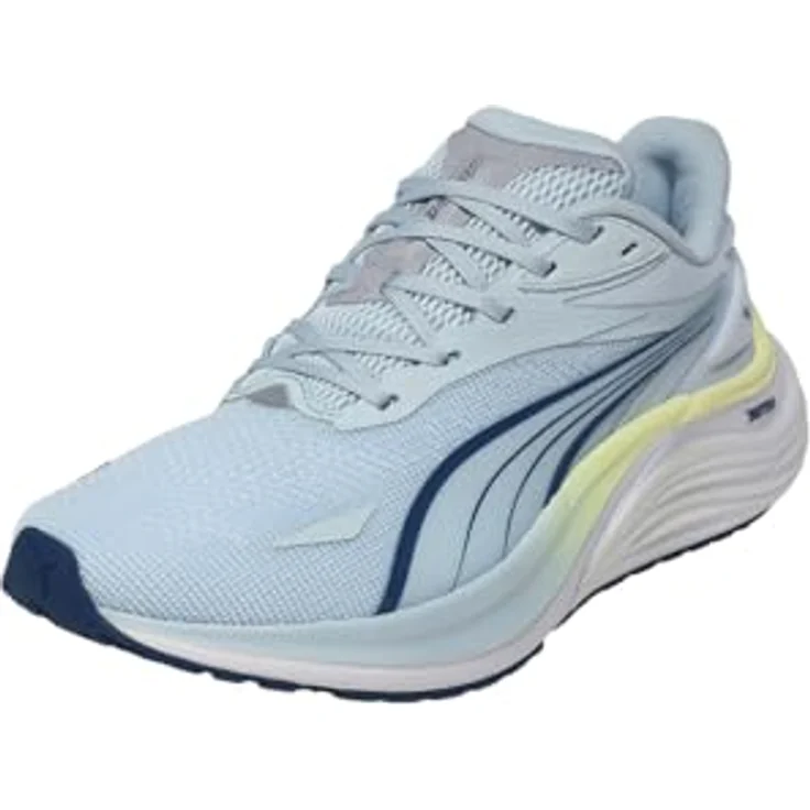 PUMA Electrify NITRO 4 Wns Laufschuhe Damen, reaktionsfreudige Dämpfung mit NITROFOAM™ & PROFOAMLITE, blau Sea Glass Dark Indigo Gray, Schuhgröße 38.5 EU – Bild 1