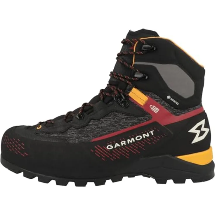 Garmont Hexagon GTX, wasserdichter Herren Wanderschuh aus Mesh/Veloursleder, schwarz, Modell 2025