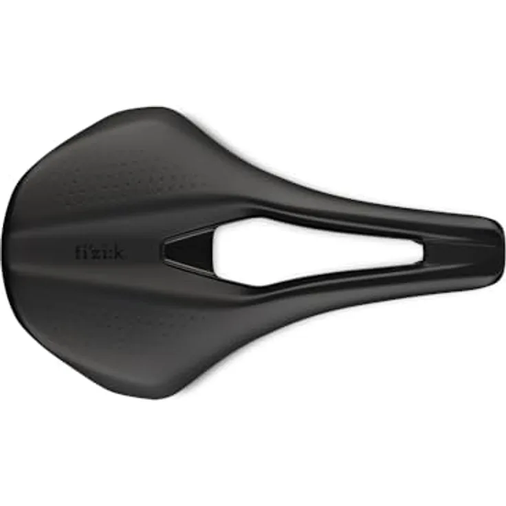 Fizik Tempo, Unisex Fahrradsattel für Erwachsene, Schwarz, Large, L 260 mm - W 160 mm, Carbon-verstärkter Nylonschale, Wingflex, Typ 2 Schaumstoff, ergonomisches Design
