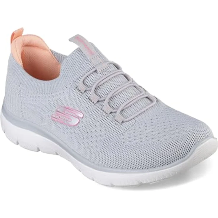 Skechers Sport Womens SUMMITS Sneakers, Laufschuhe für Damen mit Dämpfung und Komfort, grau – Bild 4