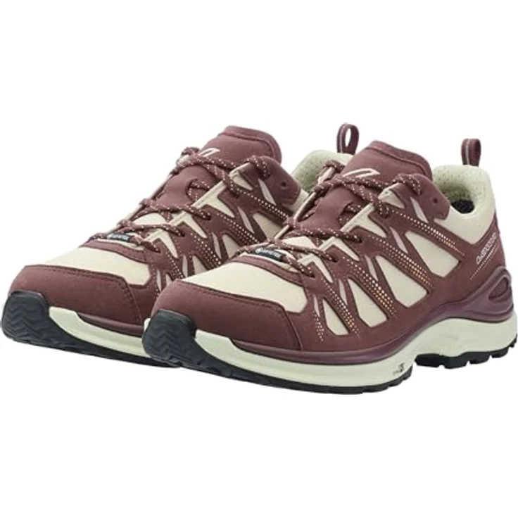 Lowa Damen Walkingschuhe Innox Evo II GTX Ws, winddicht und wasserfest, GORE-TEX®, Bordeaux/Ton – Bild 6