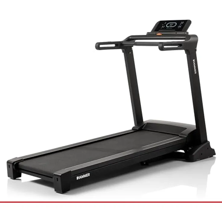 HAMMER Laufband FlyRun 4.0, Klappfunktion, 31 Programme, Zwift & Kinomap kompatibel, LCD-Display, 5,5 PS, 24 km/h