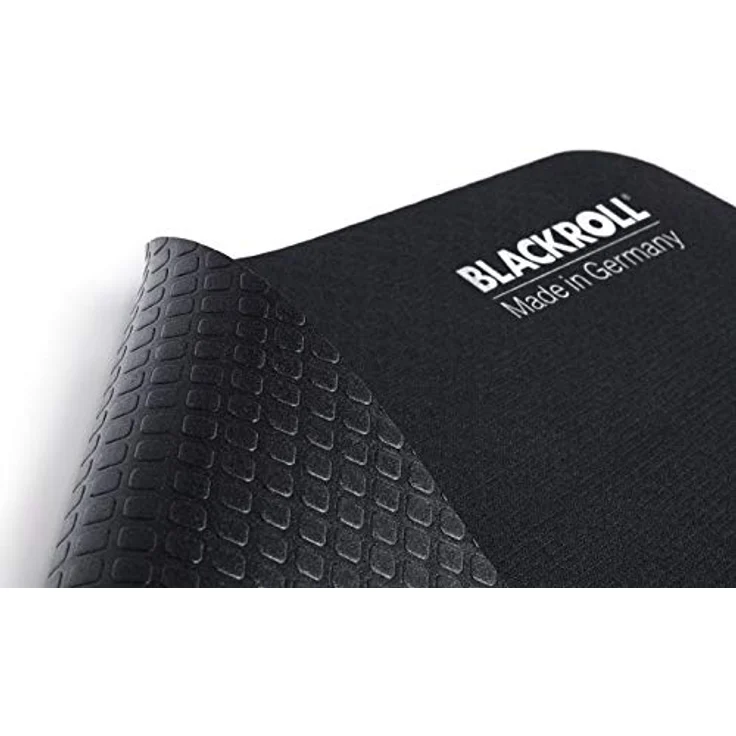 Blackroll Yogamatte 5 mm, rutschfeste Trainingsunterlage mit optimaler Dämpfung, schwarz – Bild 8