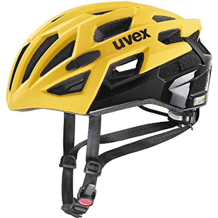 Uvex Sports Race 7, Velohelm, Rubin Schwarz, 51-55 cm, 240 g, Double Inmould Technologie, 24 Belüftungsöffnungen – Bild 1
