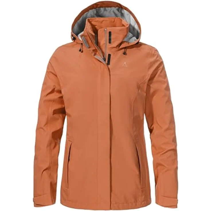 Schöffel Jacket Gmund Women, 2-lagige Skijacke aus wasser- und winddichtem VENTURI-Ripstop-Material, orange, Größe 38, PFC-frei – Bild 1
