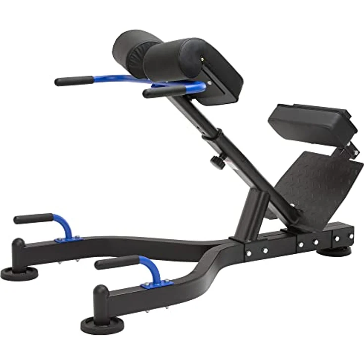MAXXUS Hyperextension PRO - Verstellbar, bis 150 kg, mit Beinfixierung, Haltegriffen - Rückentrainer, Bauchtrainer, Römische Bank, Multifunktionales Workout Bench, Rückenstrecker für Zuhause, Fitness – Bild 2