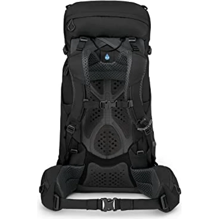 Osprey Kestrel 38 Black L/XL, Wanderrucksack mit AirScape Rückenplatte und integrierter Regenhülle – Bild 5